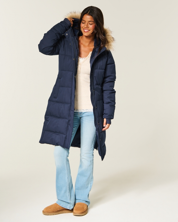 Hollister Feel Good Parka, Navy view 2