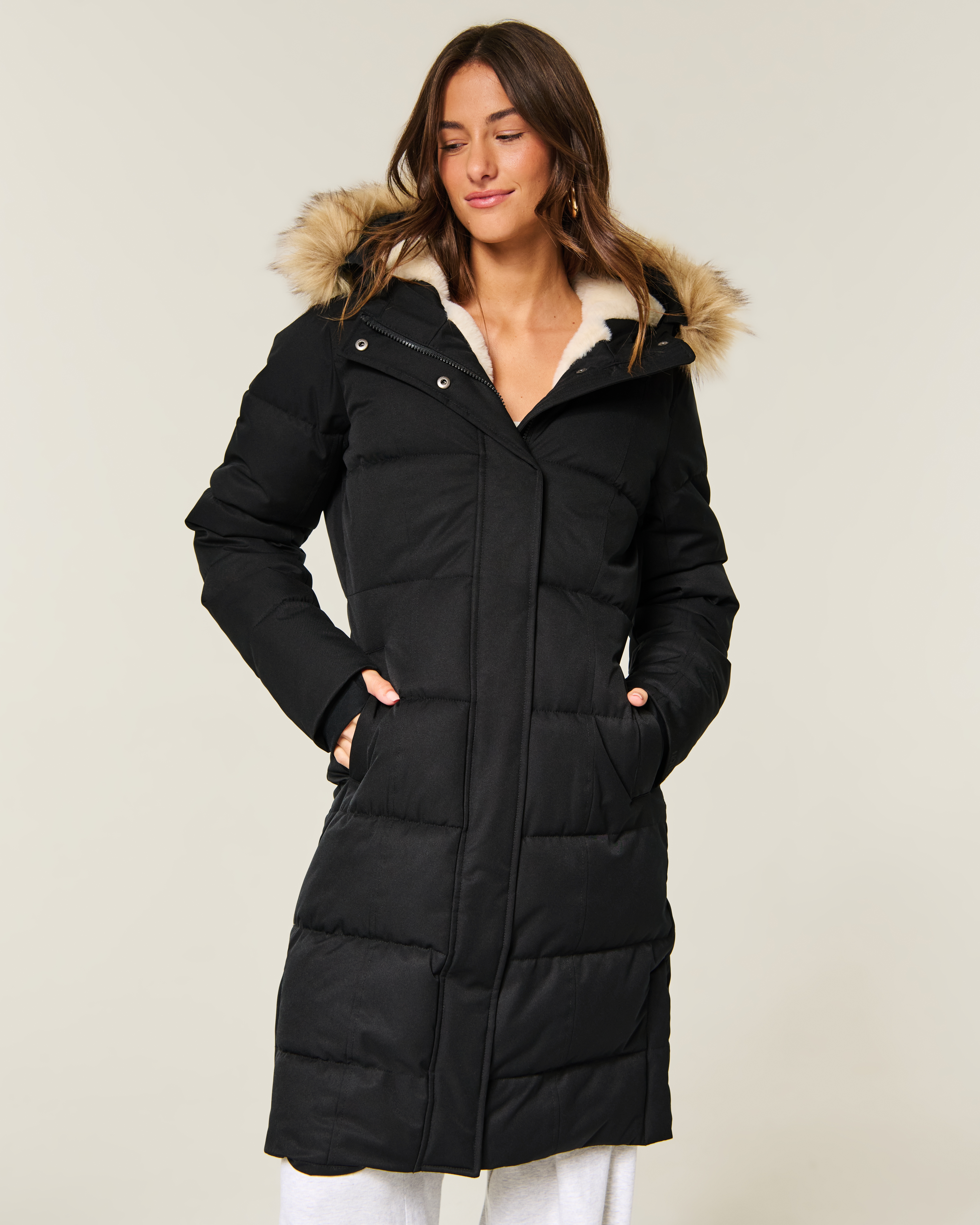 Hollister Feel Good Parka In Black