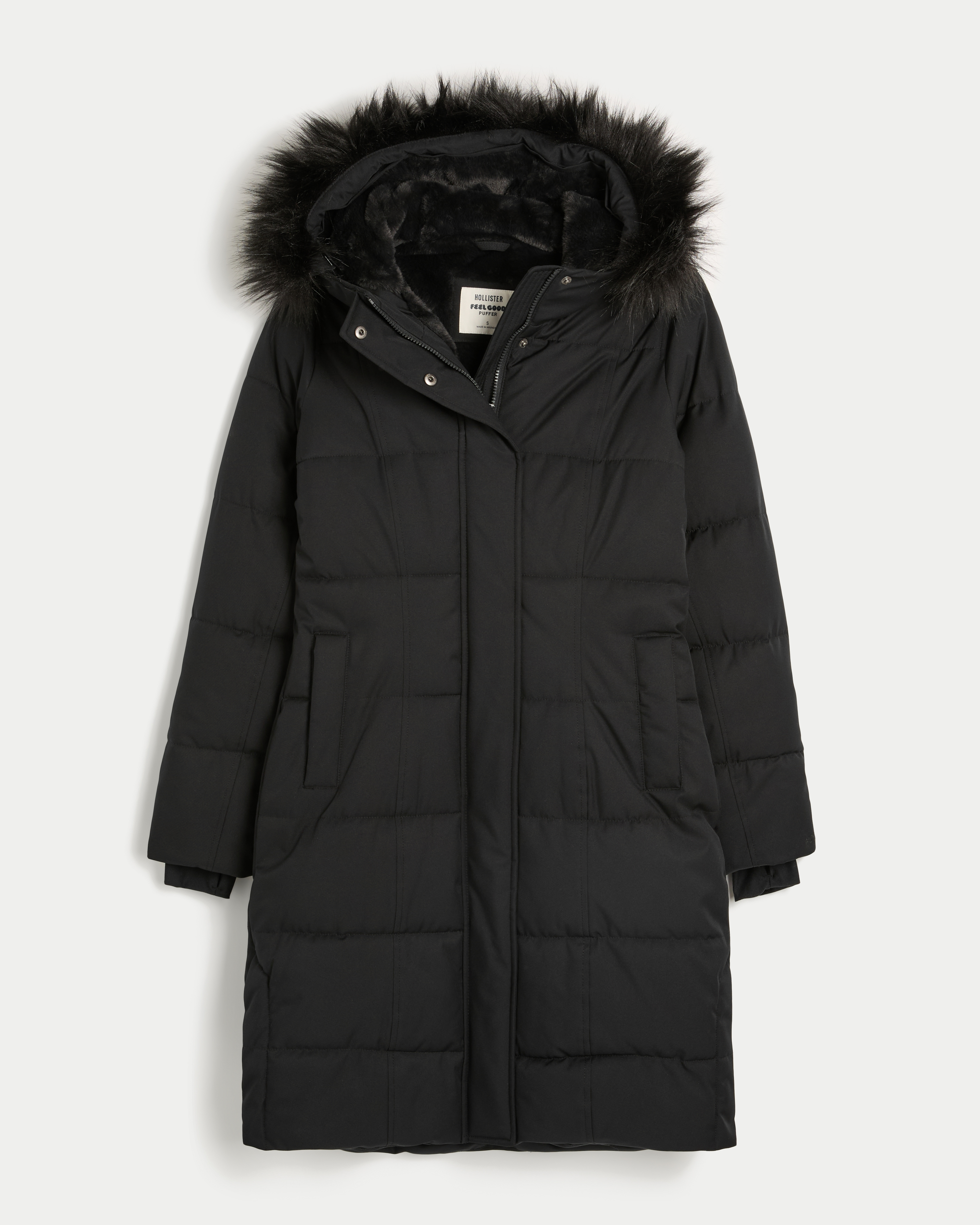 Hollister Feel Good Parka In Black
