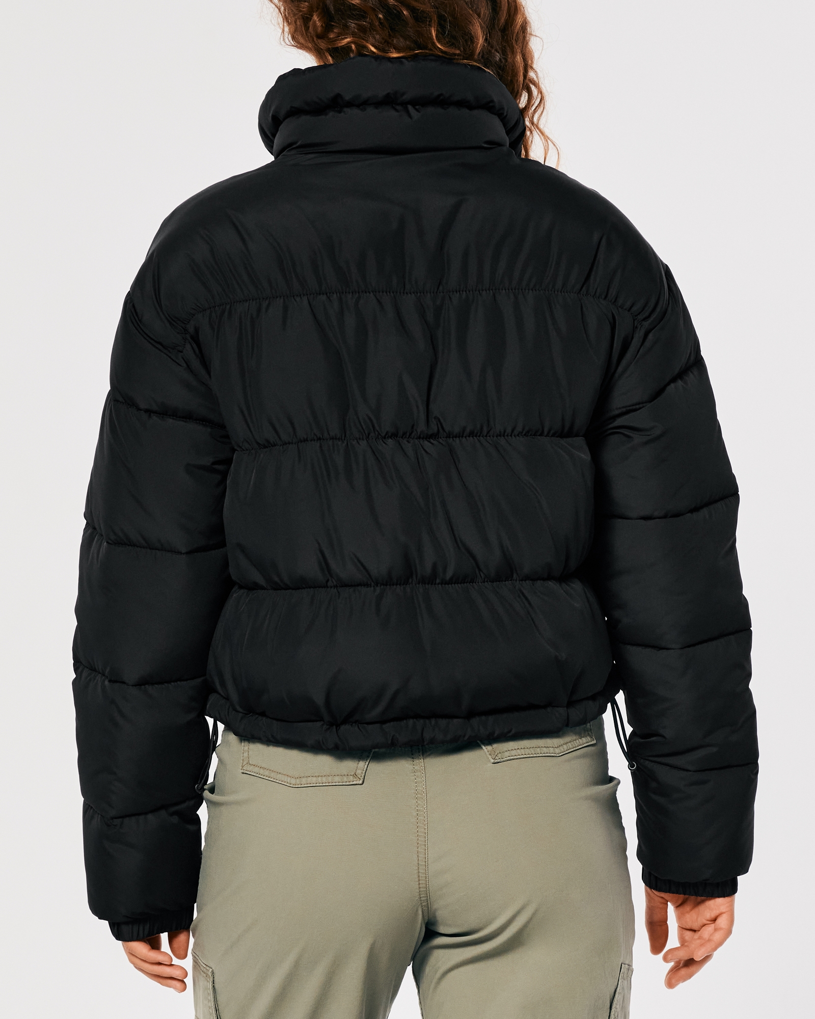 Hollister Nylon Mock-Neck Puffer Jacket  Hollister women, Puffer jackets,  Clothes design