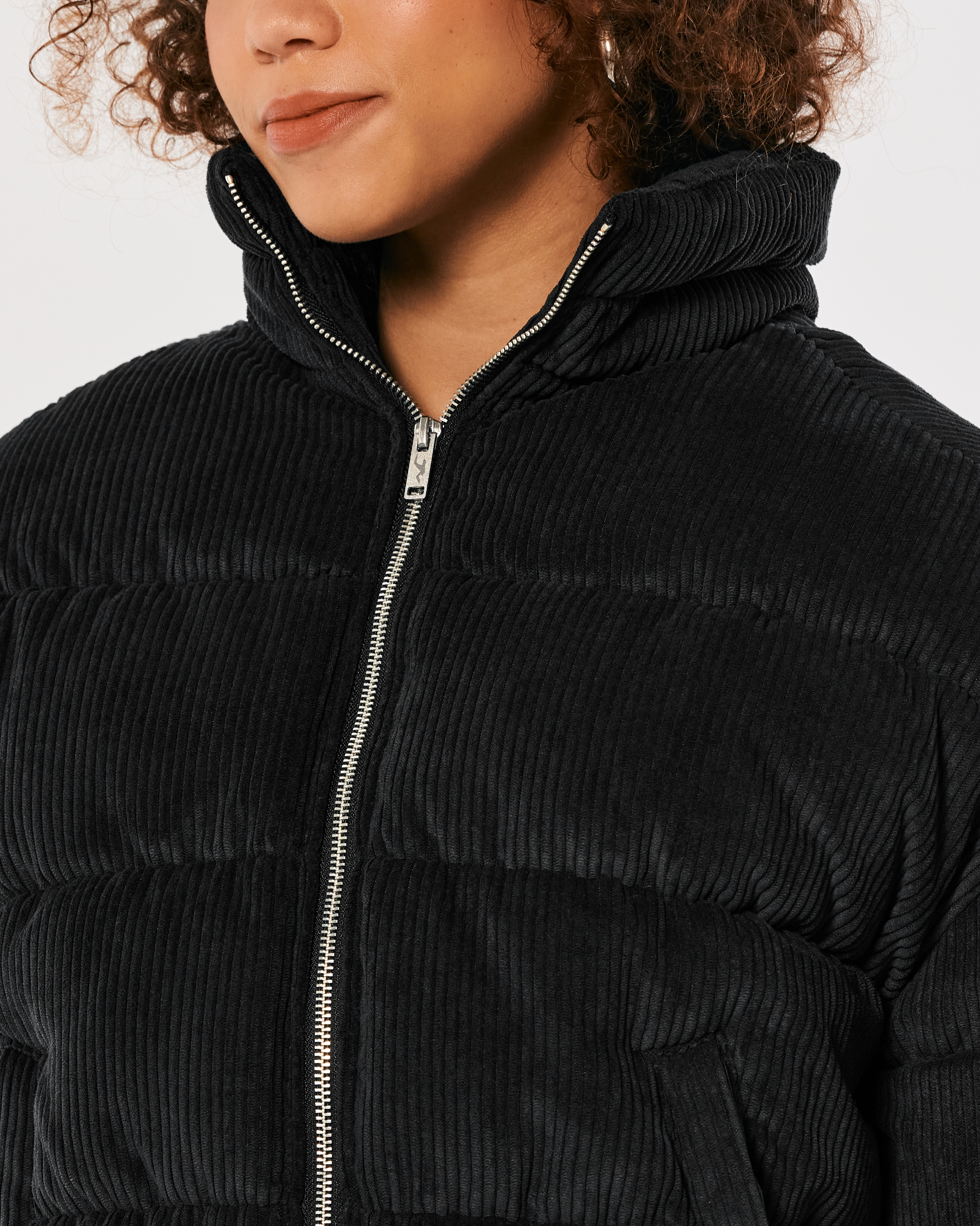 Women s Vegan Leather Puffer Jacket Women s Sale HollisterCo