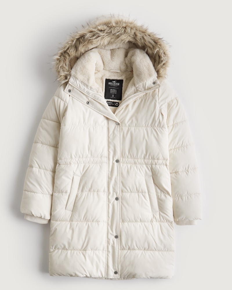 Women's Faux FurLined Puffer Parka Women's Sale