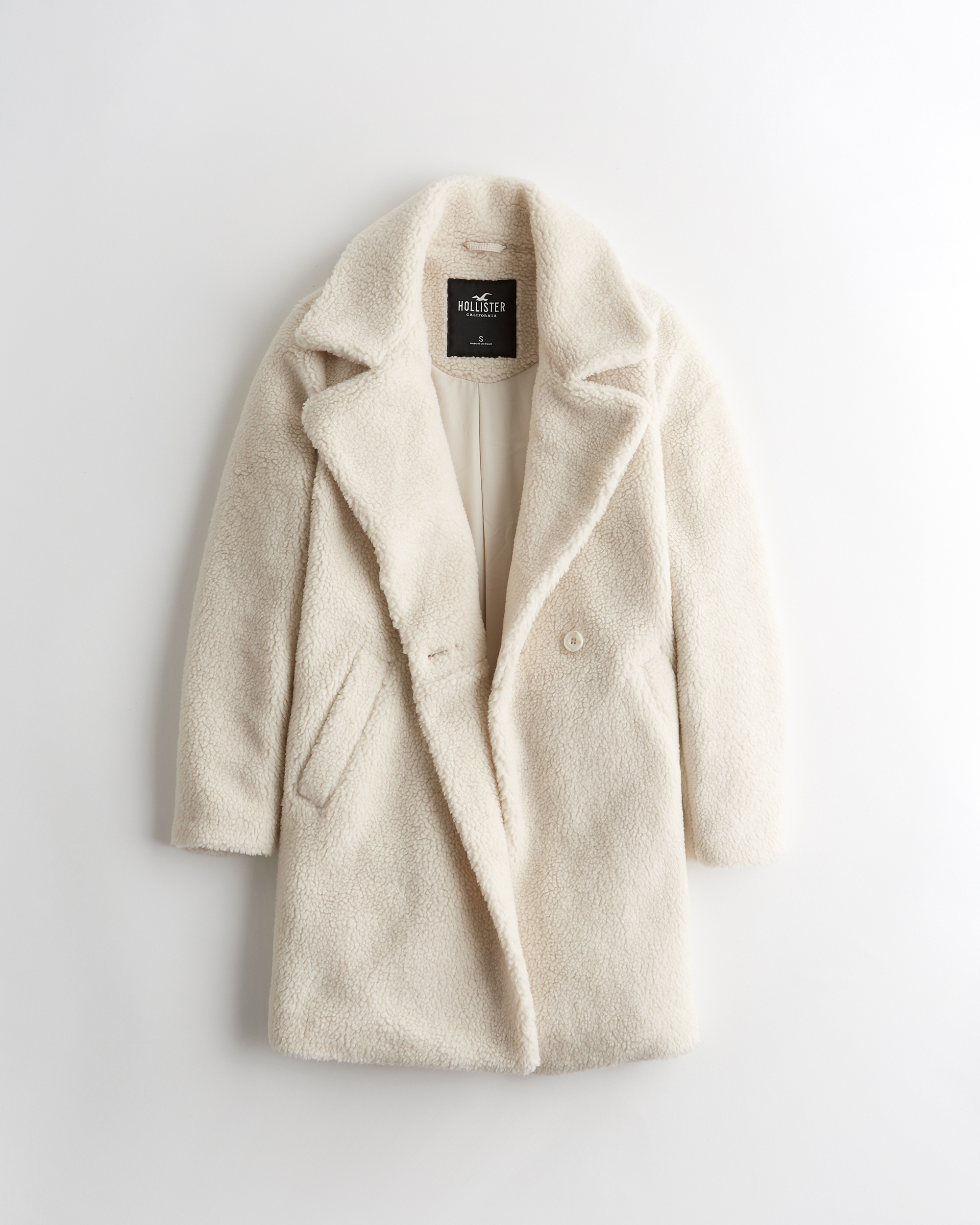 hollister sherpa coat