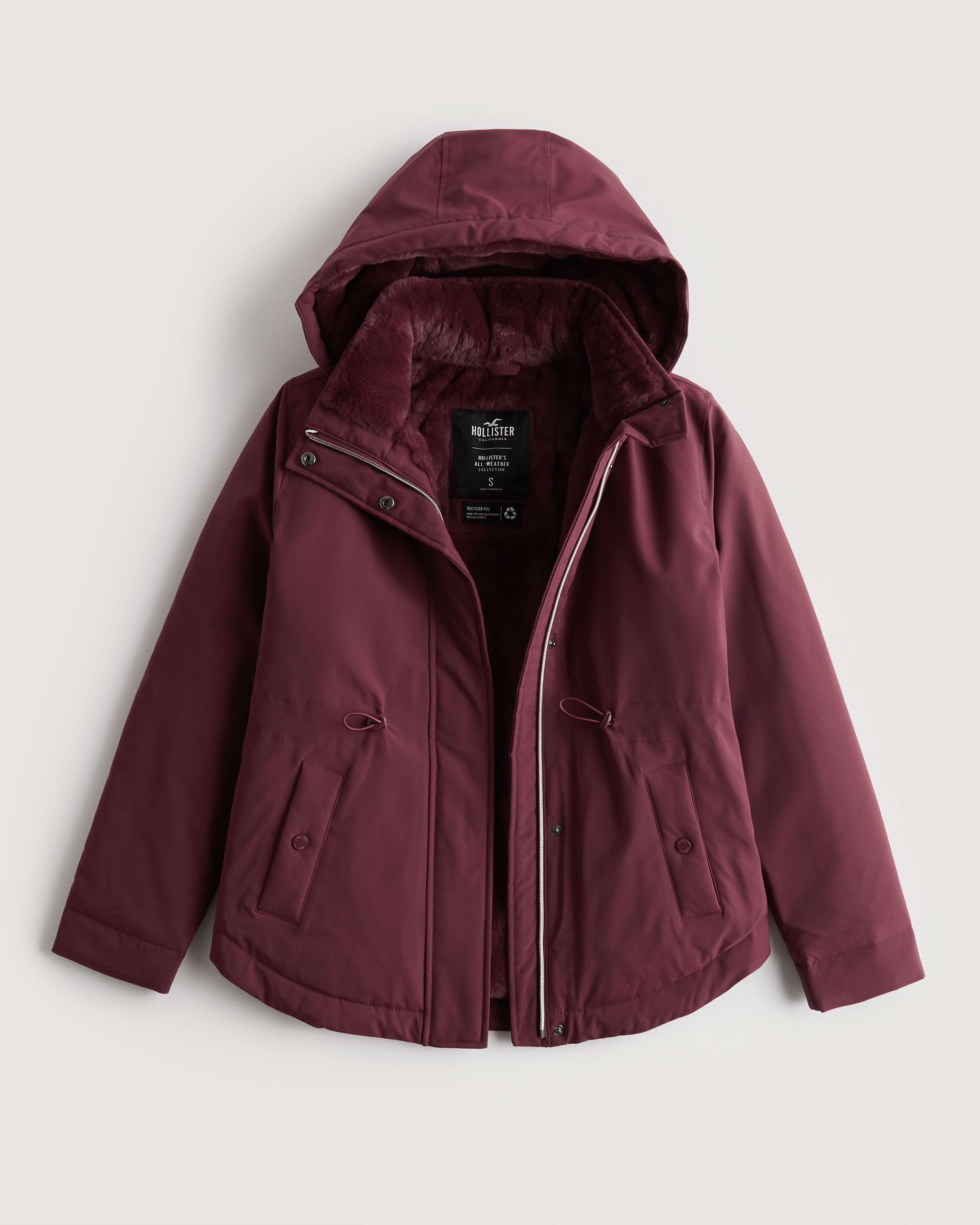 Hollister Hollister California All-Weather Fleece Sherpa Jacket