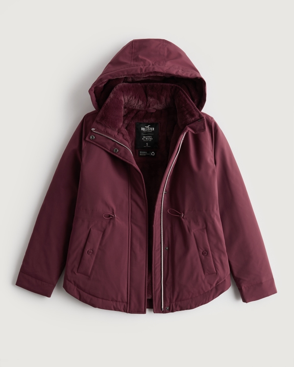 Chaquetas para Mujer Chaquetas moteras chubasqueros para Mujer | Hollister Co.