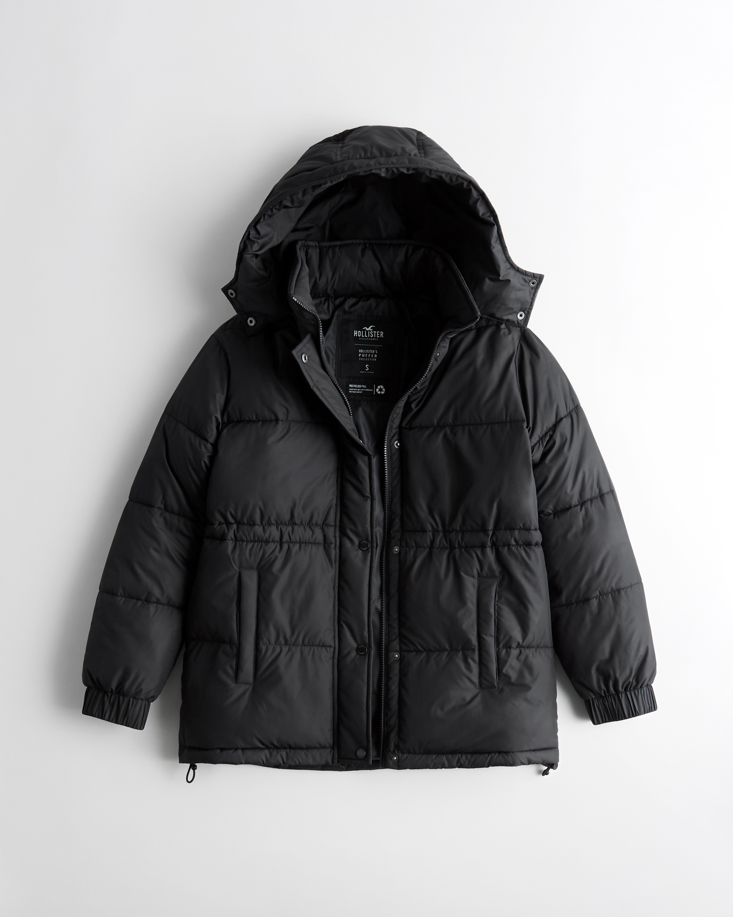 how to wash hollister puffer jacket