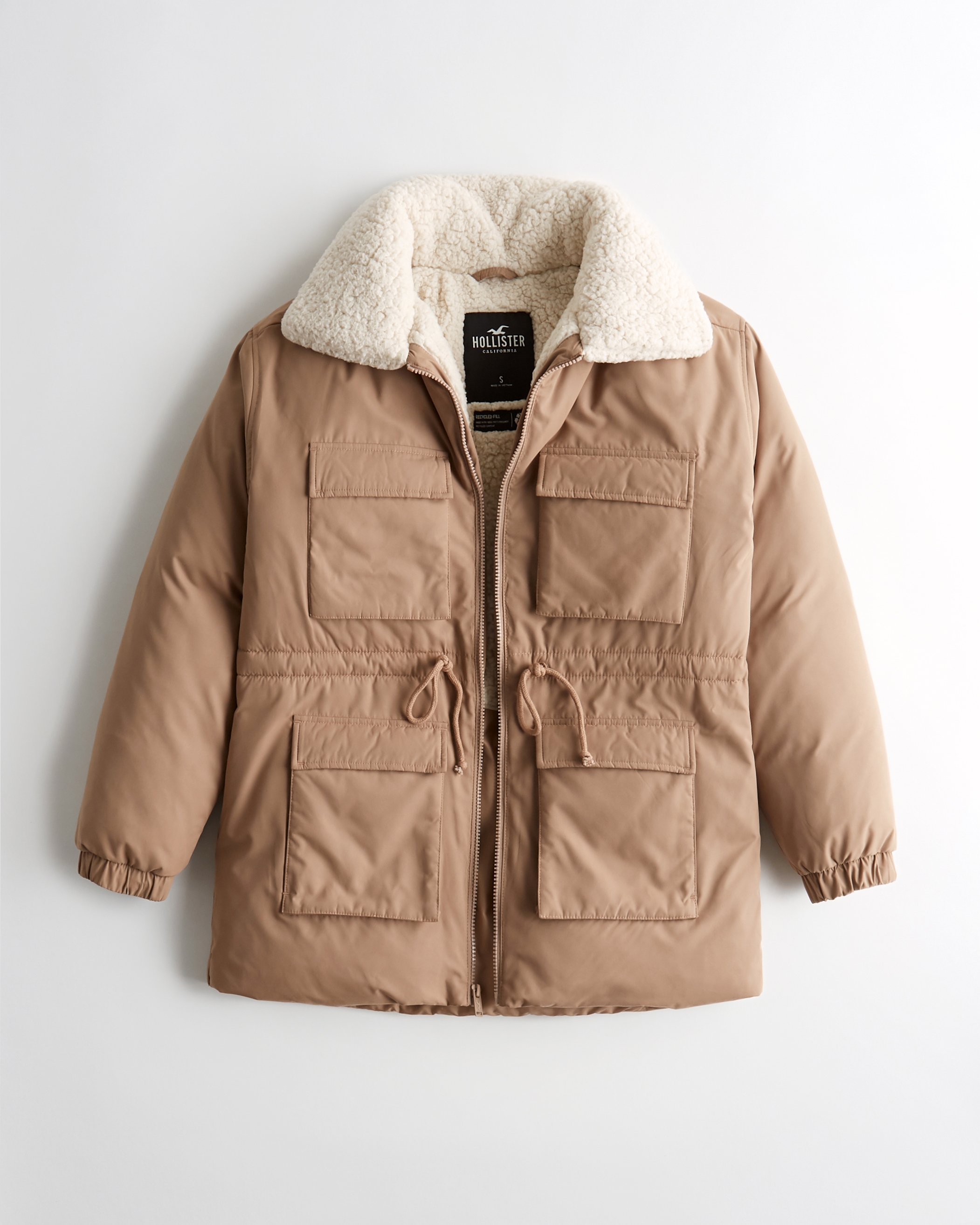 how to wash hollister puffer jacket