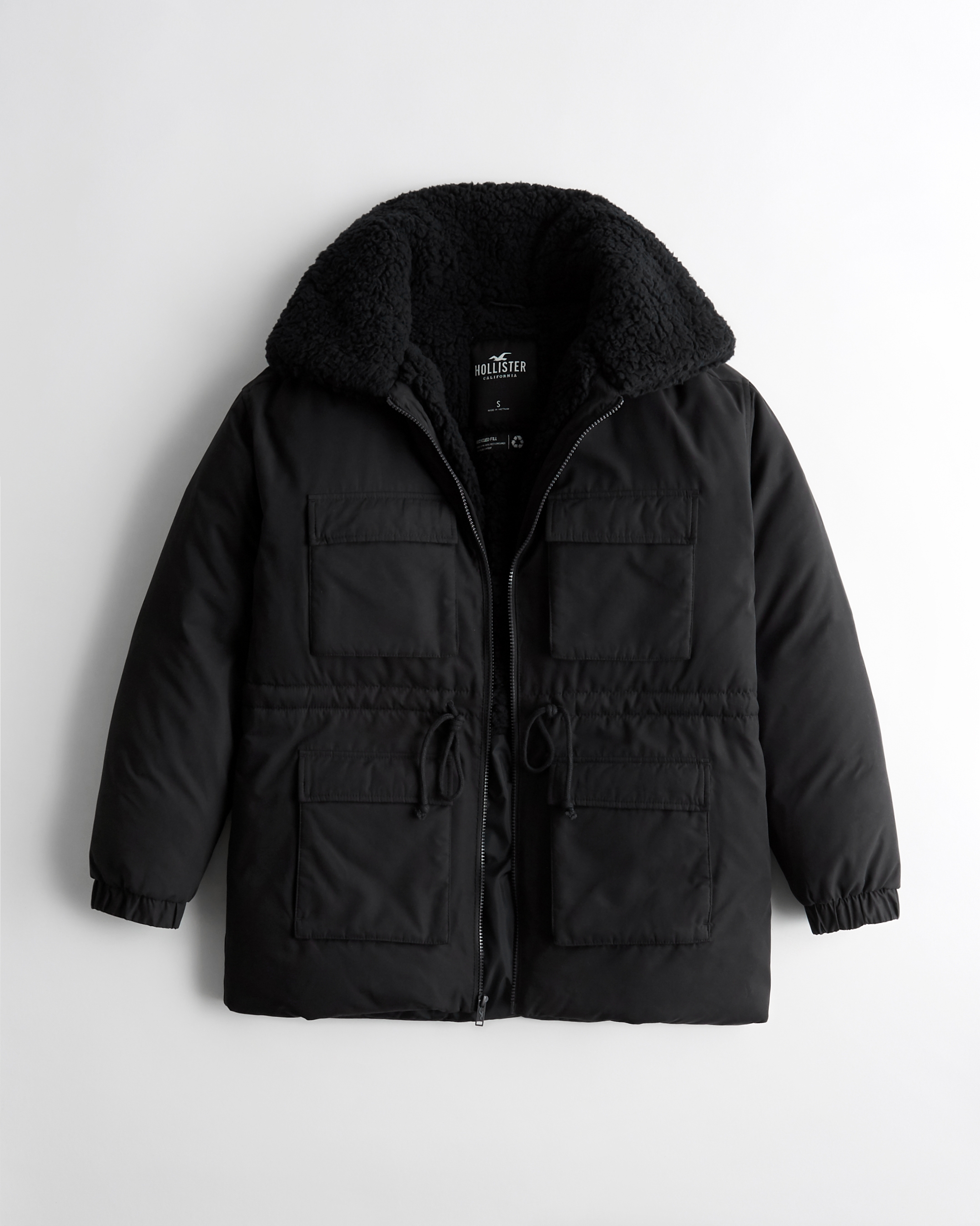 how to wash hollister puffer jacket