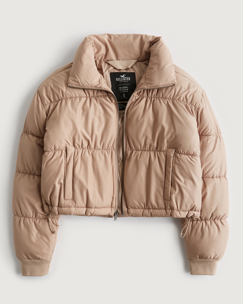 Hollister Co. Ivory Puffer Coats & Jackets for Women