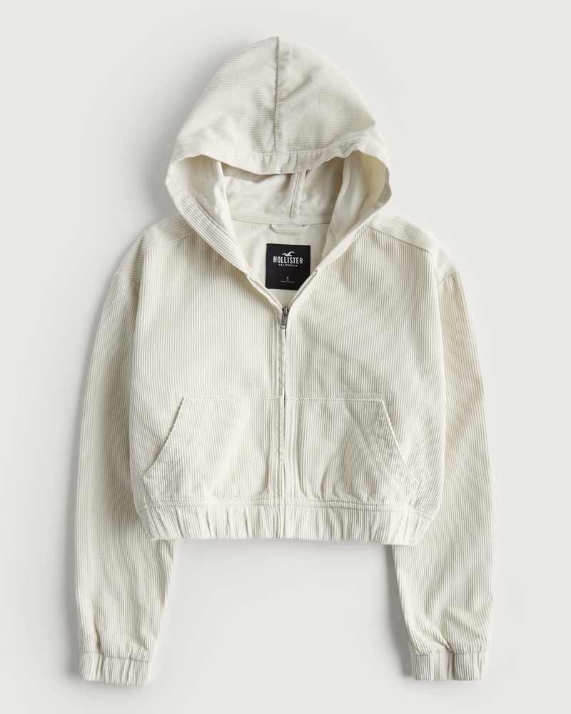 Hollister best sale cropped hoodie