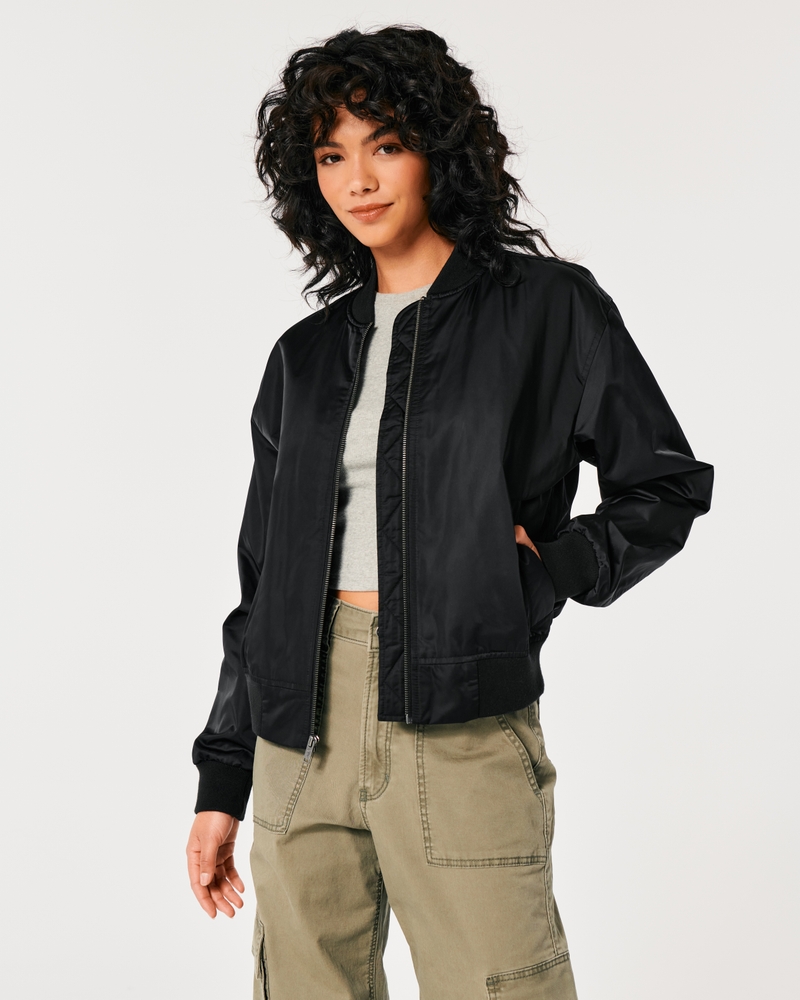 Full-Zip Bomber Jacket