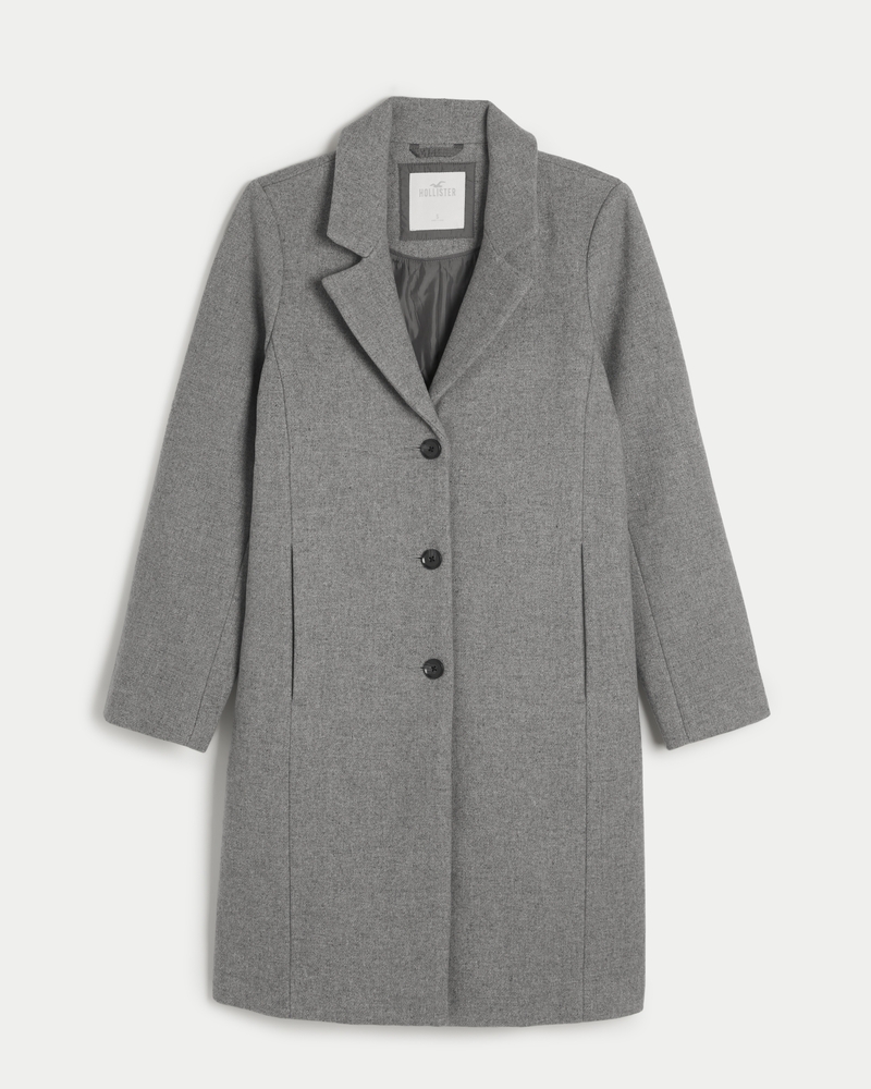 Classic Wool Blend Coat