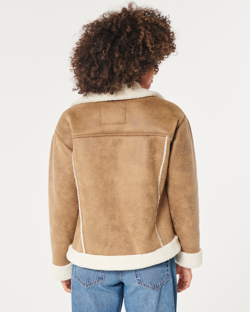 hollister suede jacket