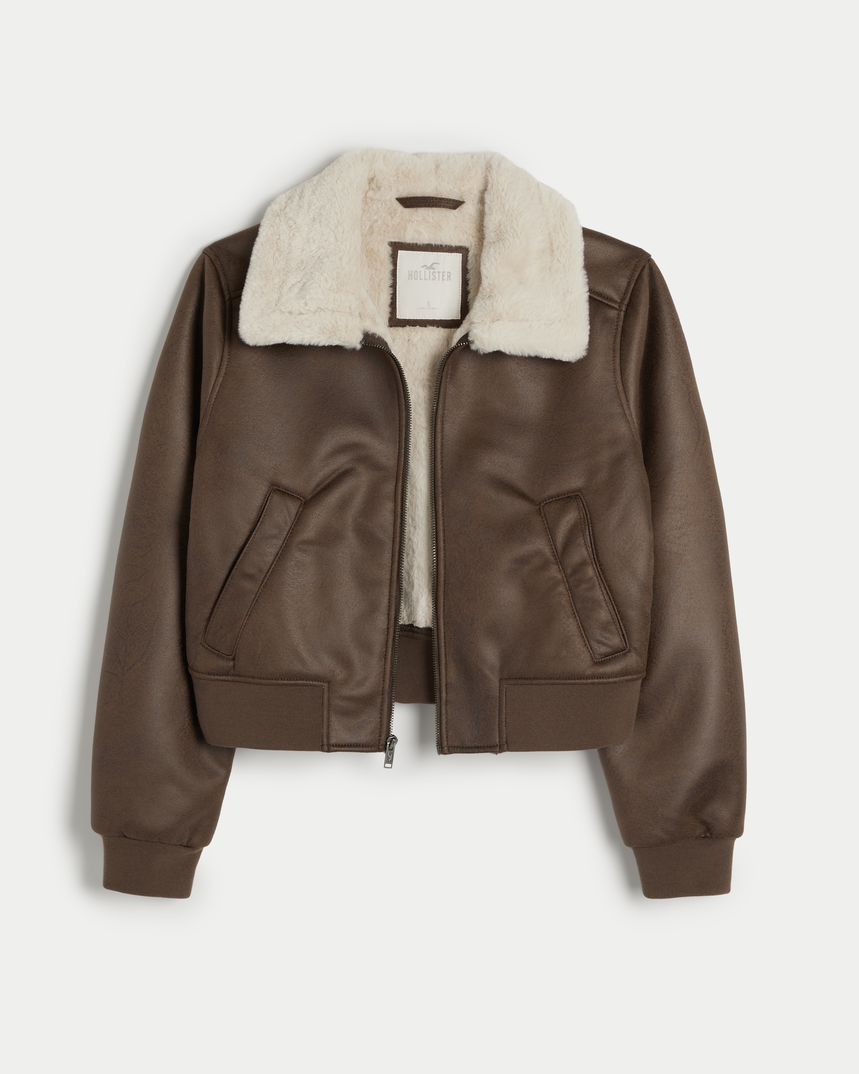 Hollister on sale suede jacket