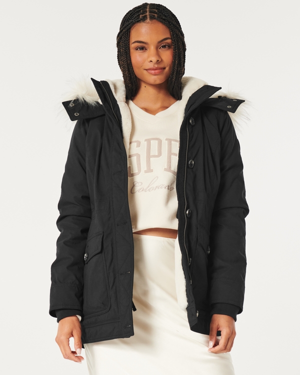 Hollister Heritage Sherpa Lined Parka  Girls jacket, Girls parka jacket,  Fashion