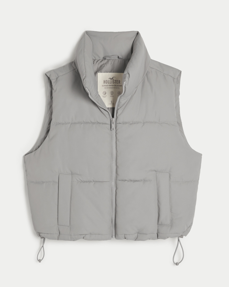 Hollister sleeveless jacket sale