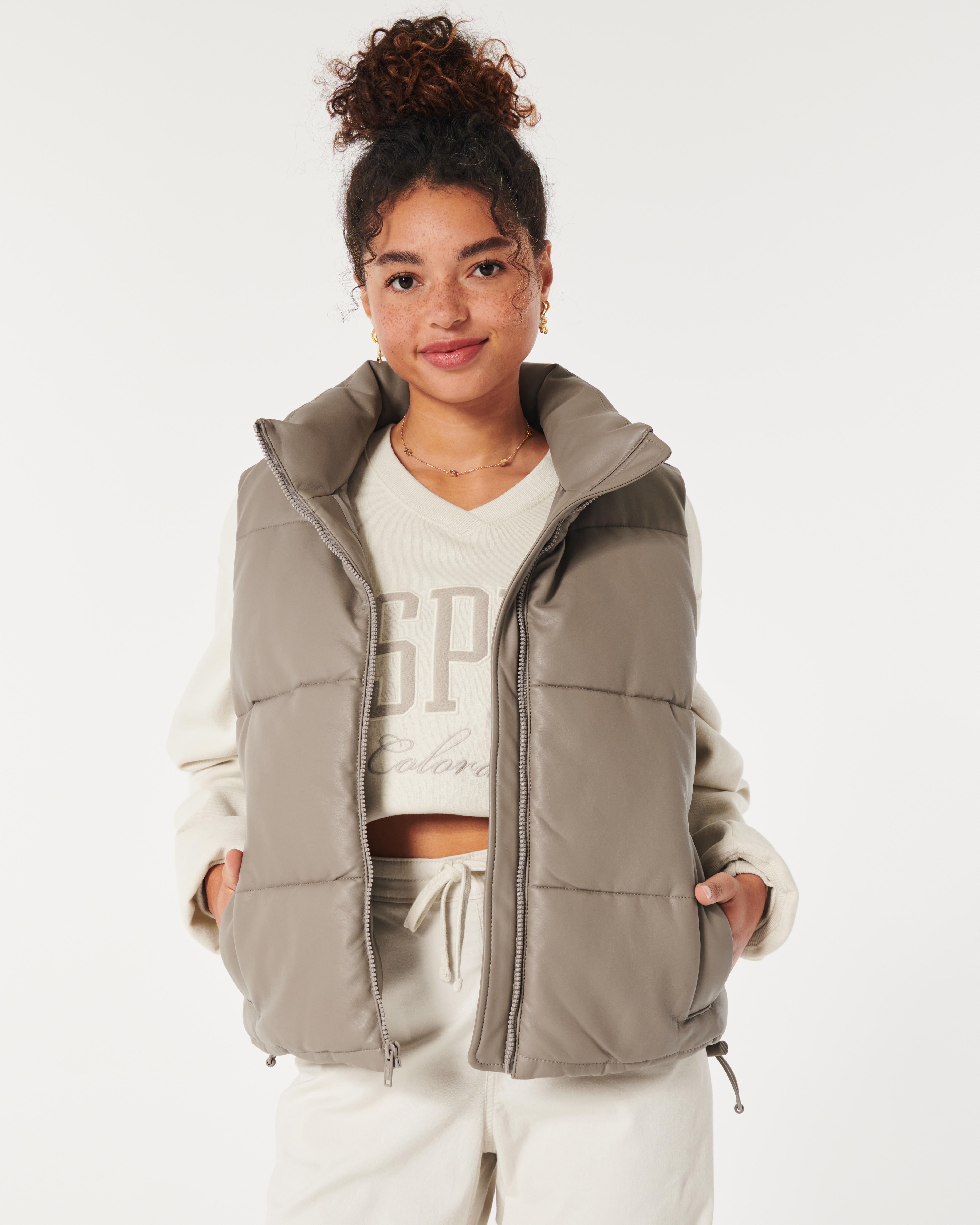 Hollister puffer clearance vest