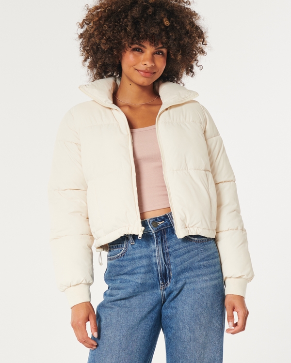 Ultimate Mini Puffer Jacket, Cream