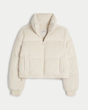 Hollister Co. Ivory Puffer Coats & Jackets for Women