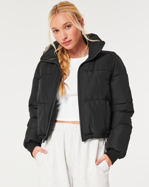 Hollister puffer jacket on sale women's