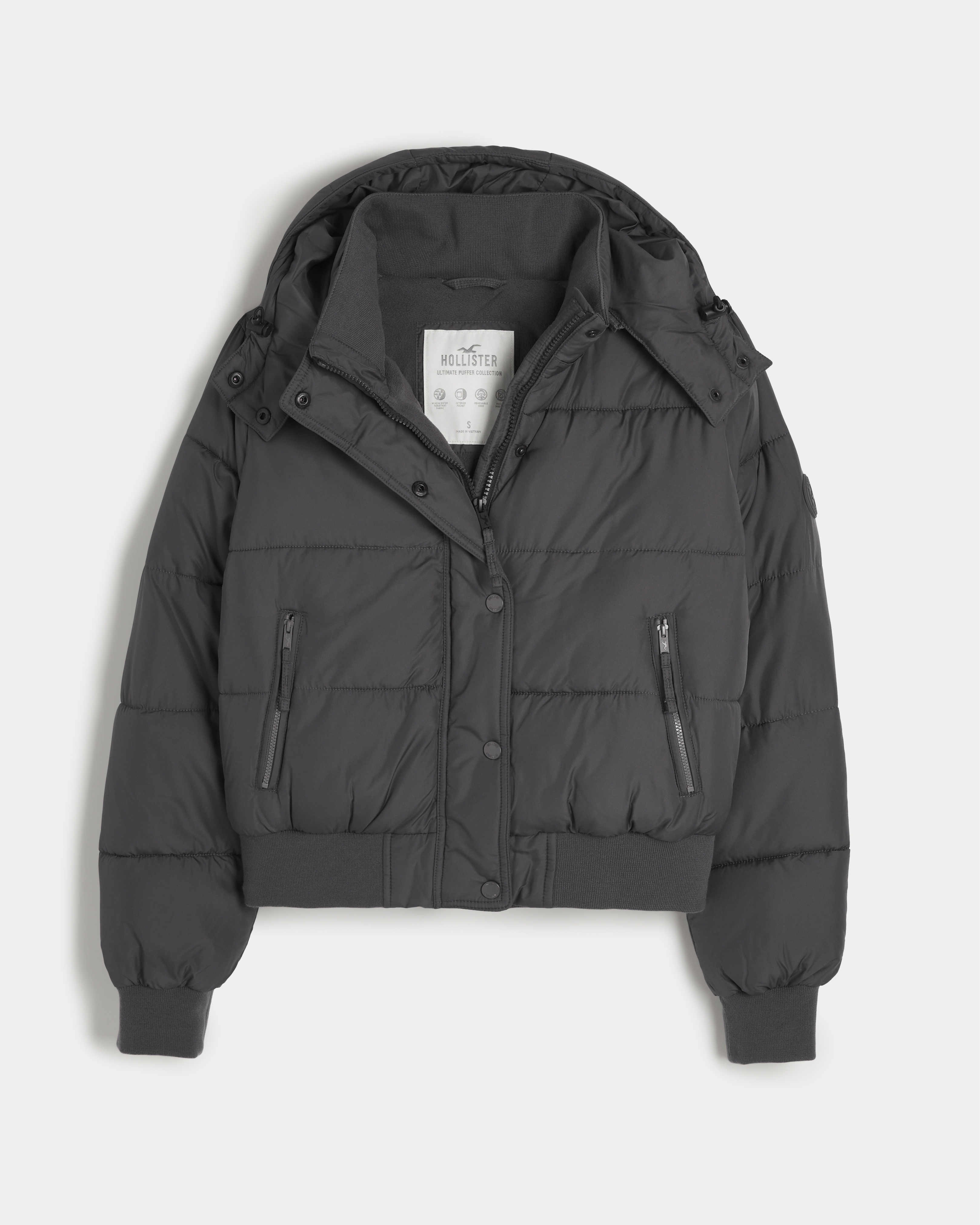 Hollister puffer 2025 jacket women's