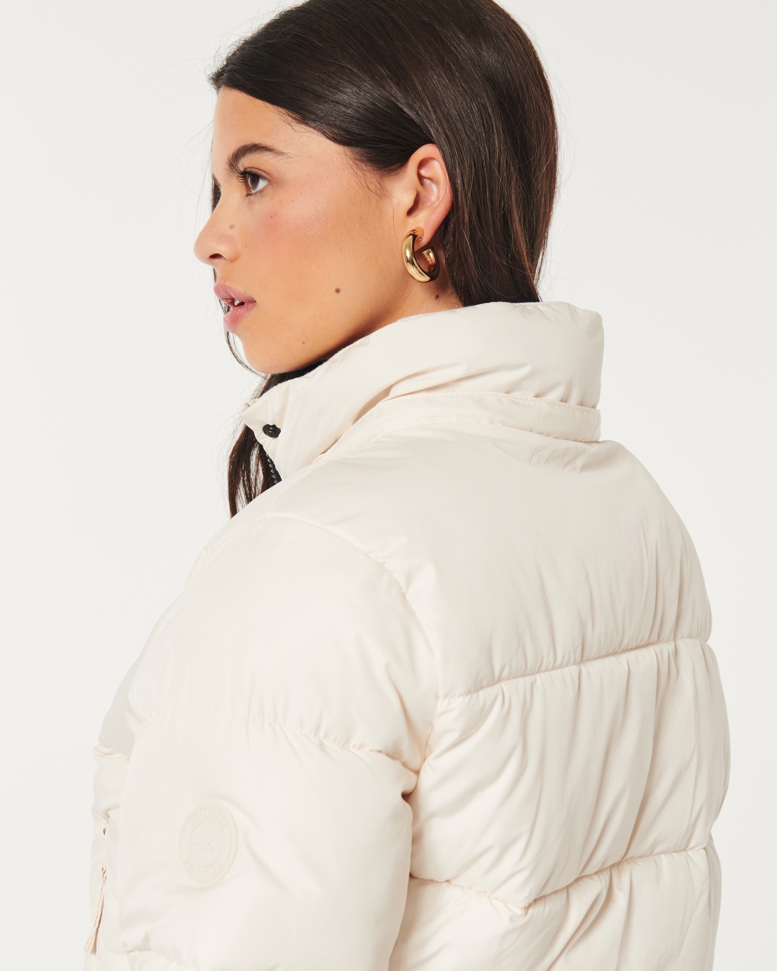 Women’s Hollister California Hooded Puffer Collection Womens Jacket Sz XS