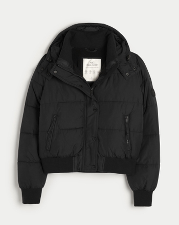 Women s Ultimate Puffer Bomber Jacket Women s Sale HollisterCo