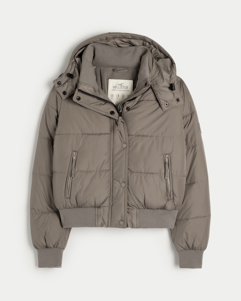 Hollister best sale puffy jacket