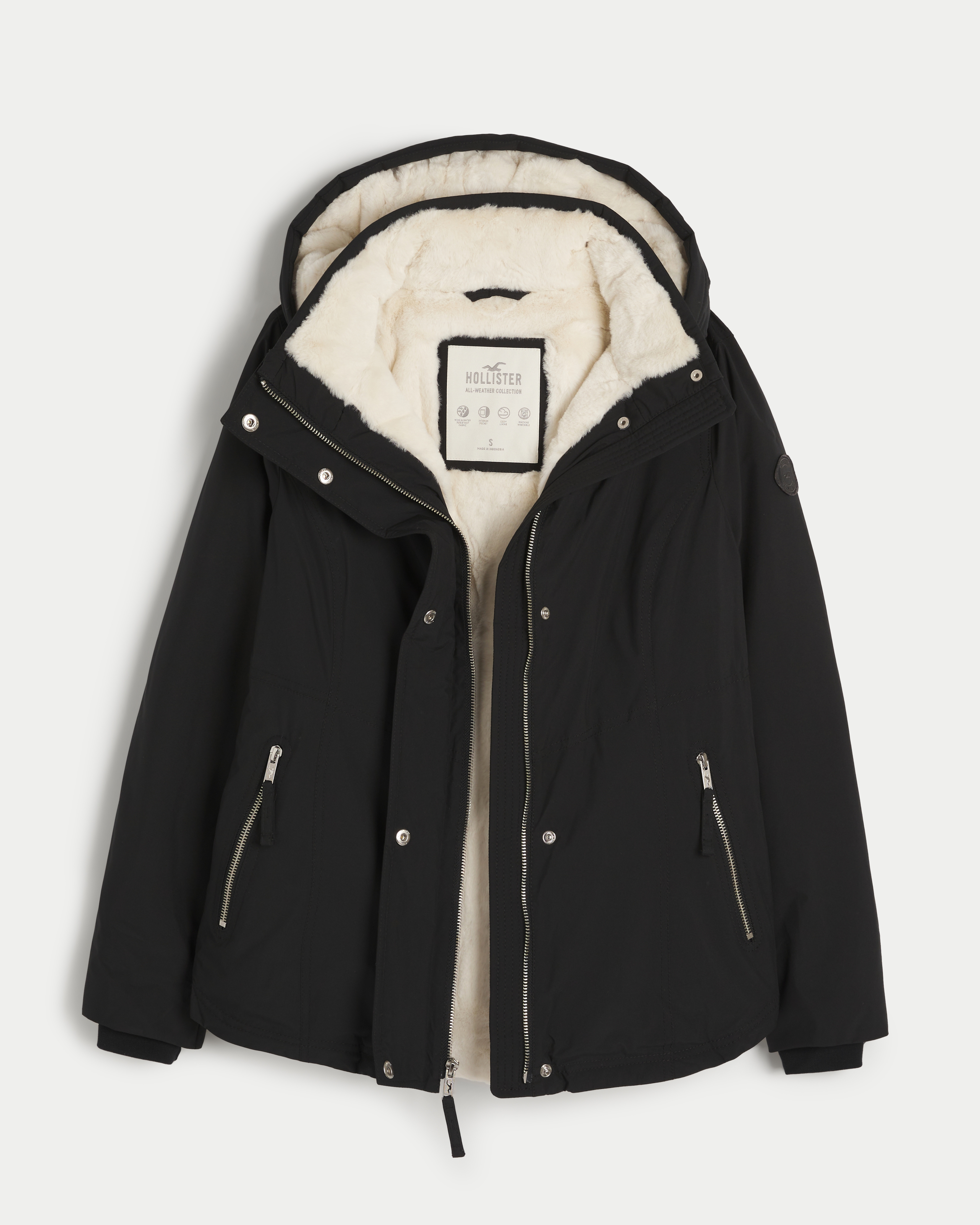 Hollister womens shop coats uk