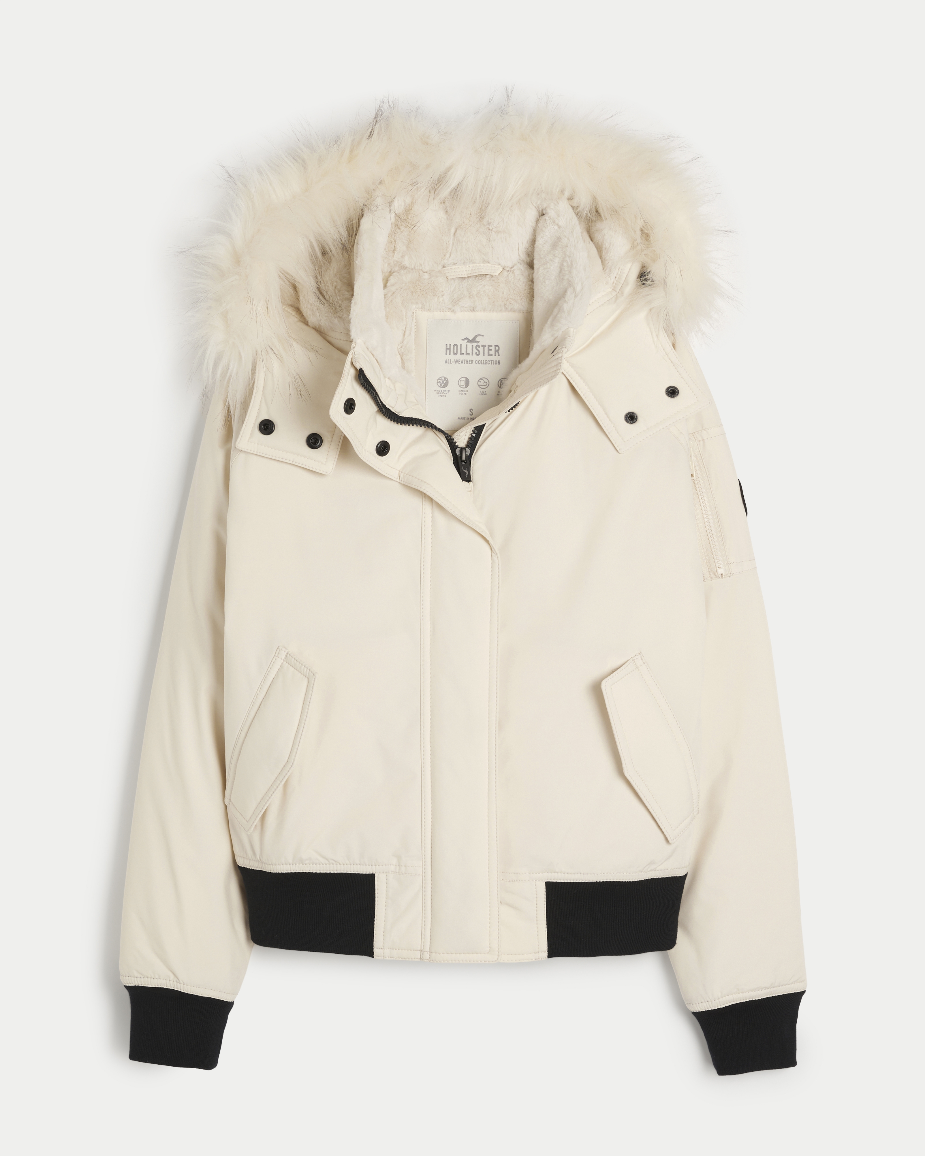 Hollister all deals weather bomber jacket