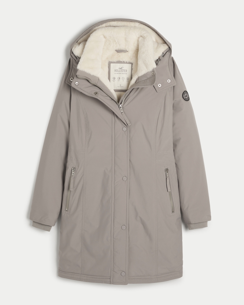 Womens parka coats clearance hollister