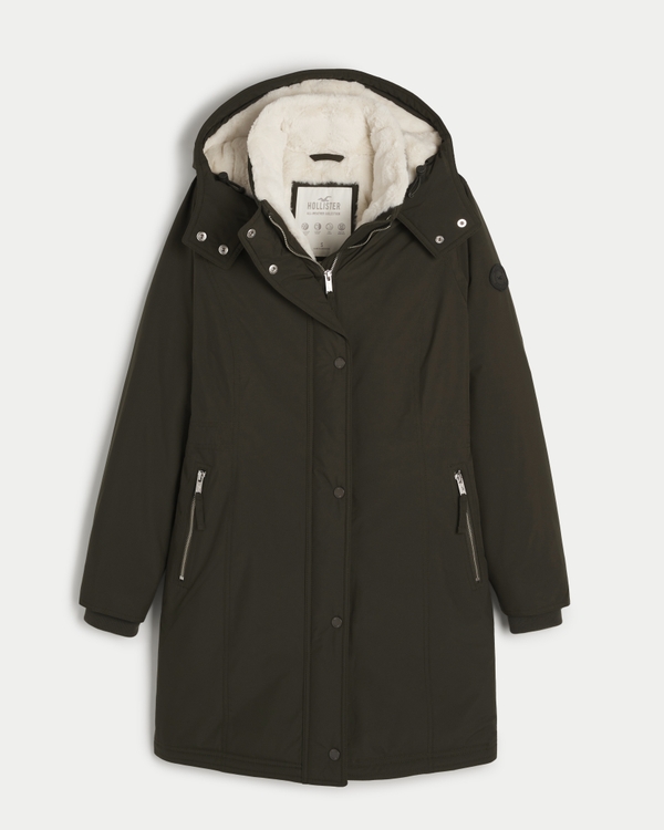 Women's All-Weather Faux Fur-Lined Parka - Hollister