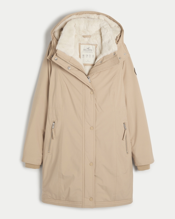 Women's All-Weather Faux Fur-Lined Parka