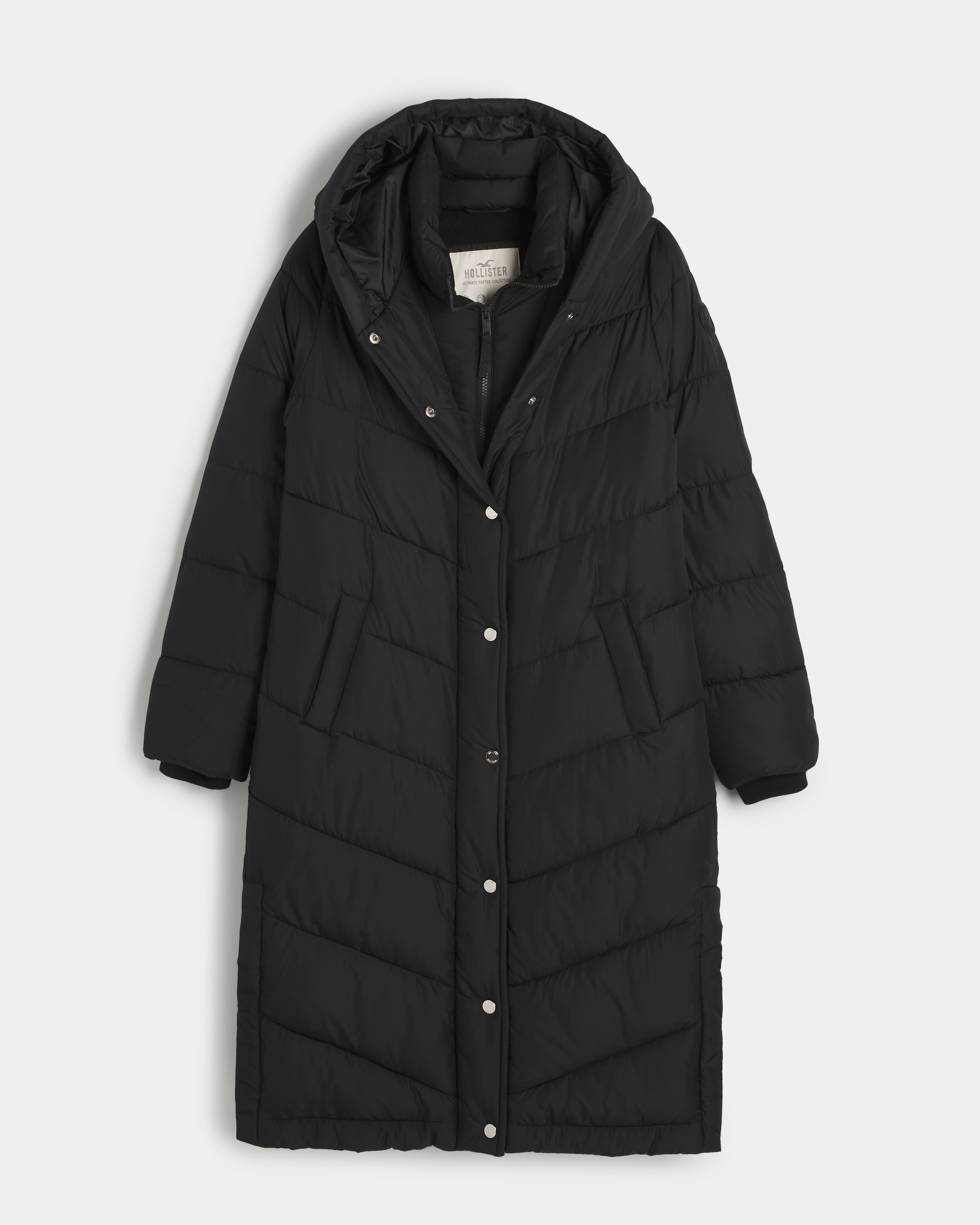 Hollister longline store down puffer parka