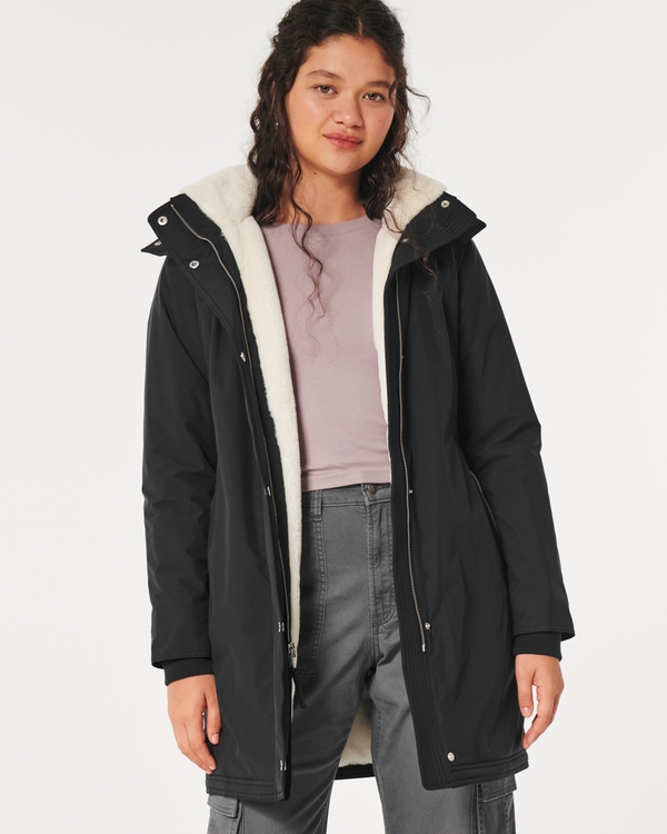 Hollister Heritage Sherpa Lined Parka