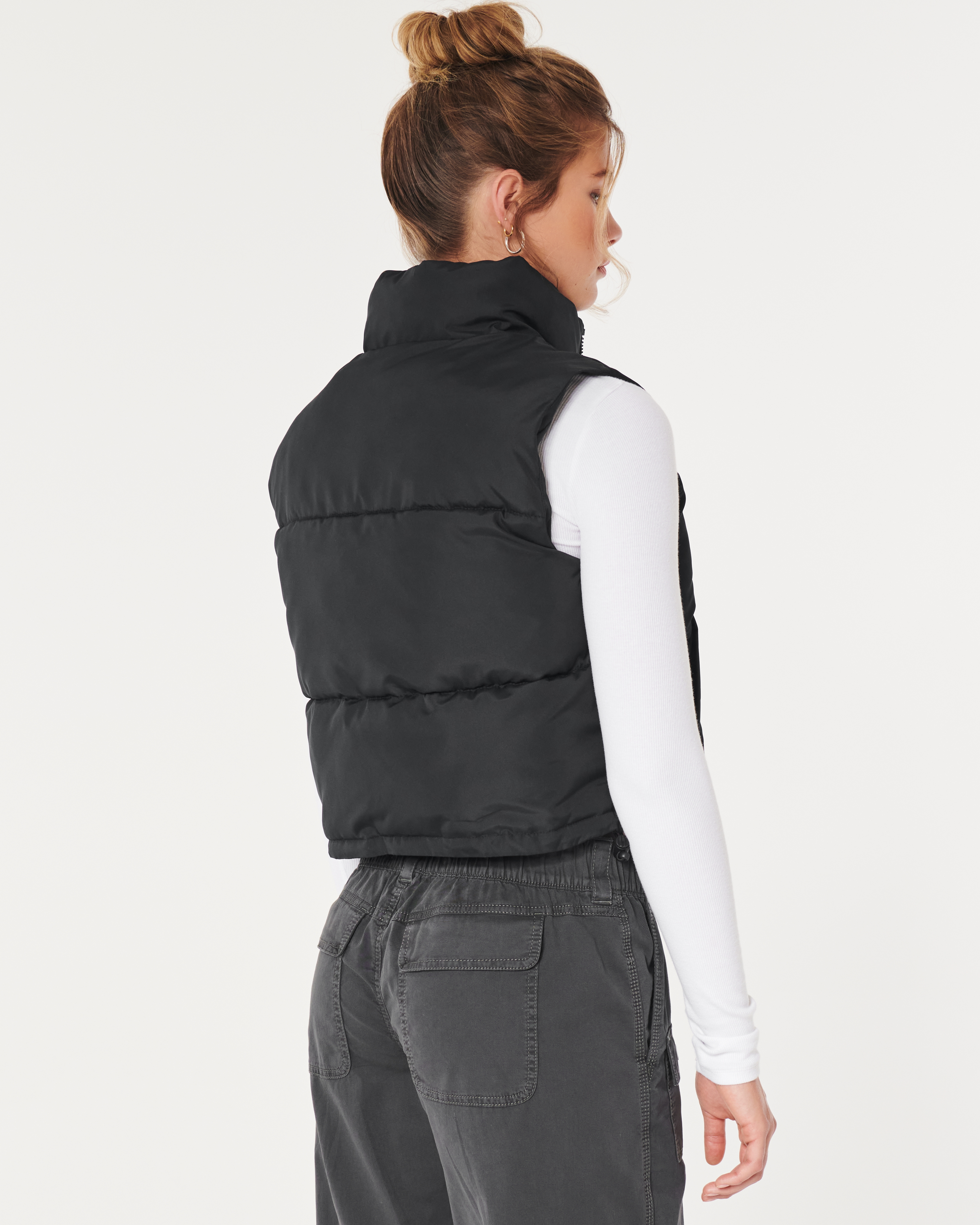 Hollister puffer deals vest