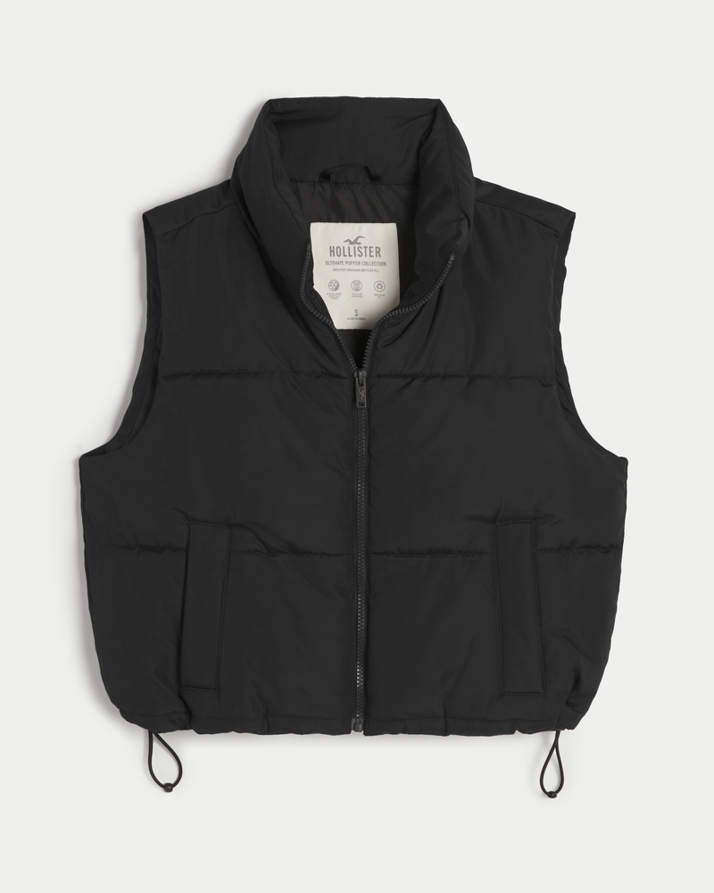 Mini Puff Vest Black