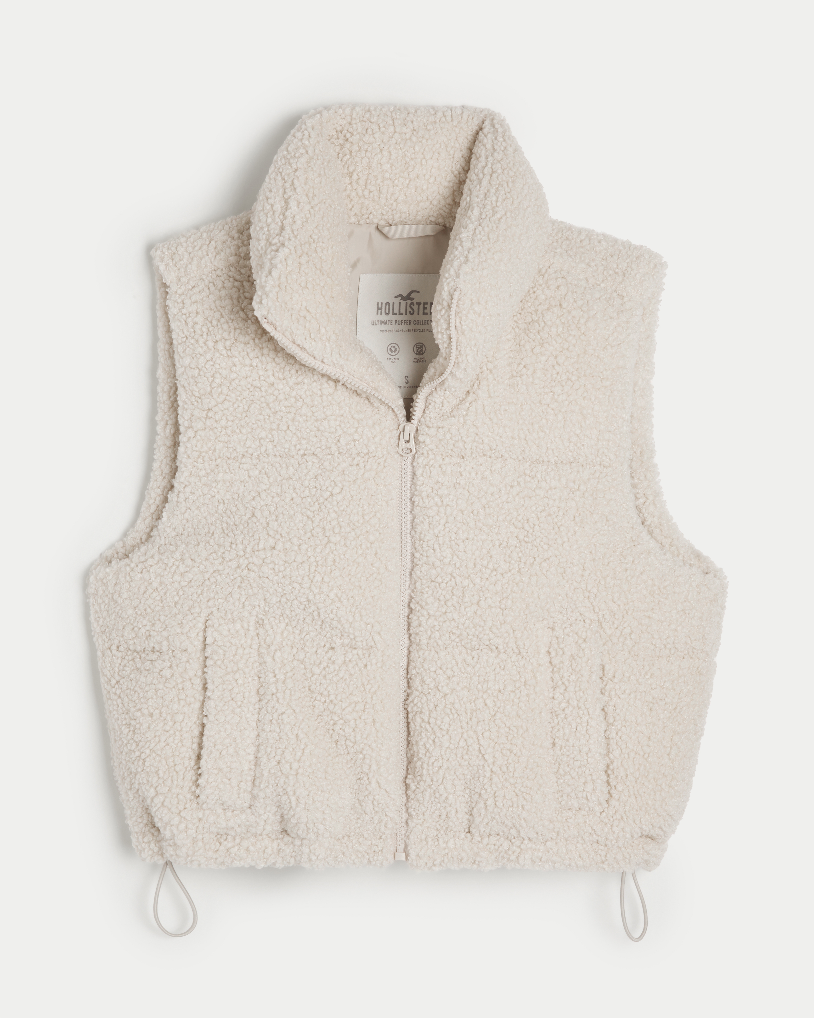 Hollister deals puffer vest