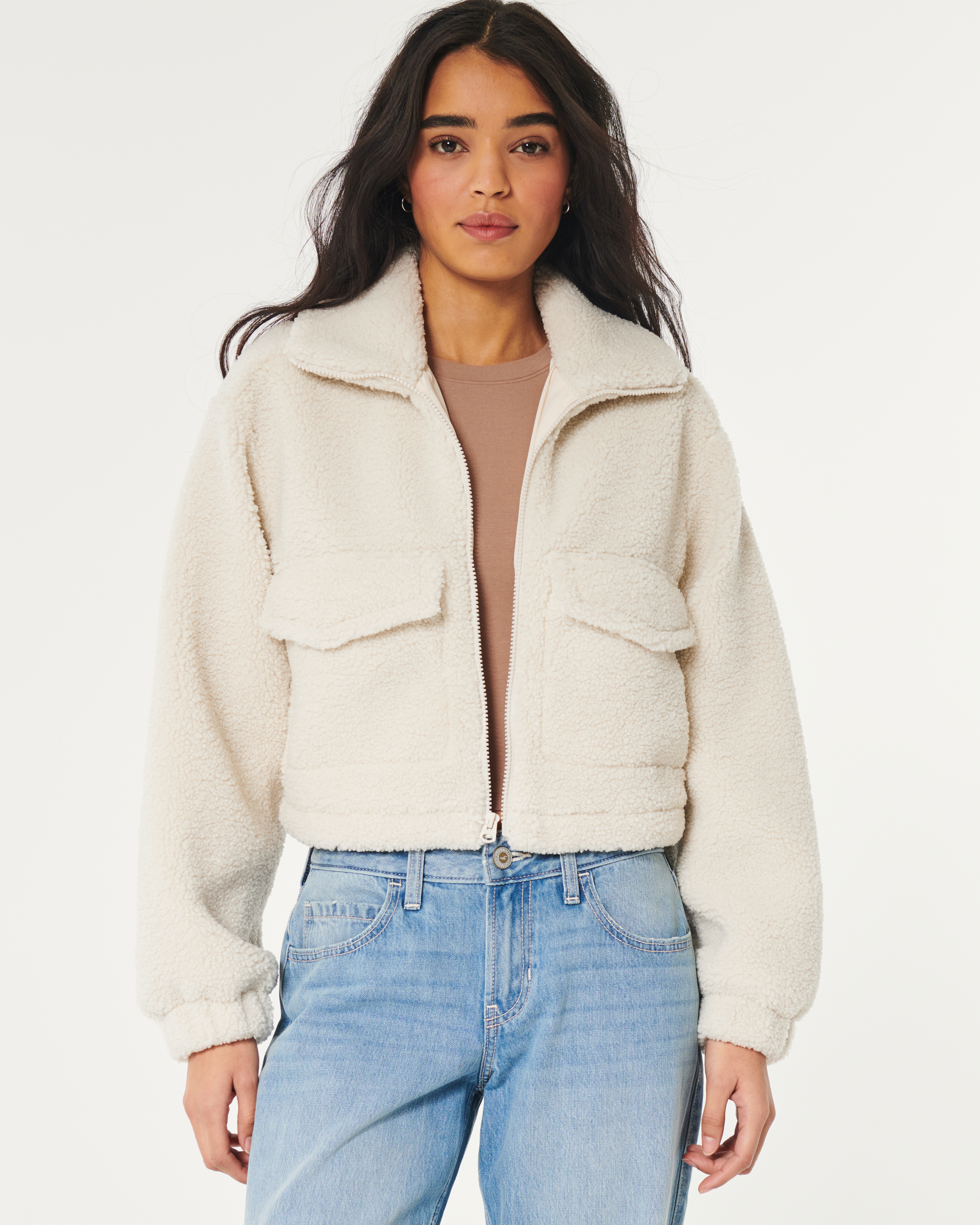 Cozy Sherpa Utility Jacket