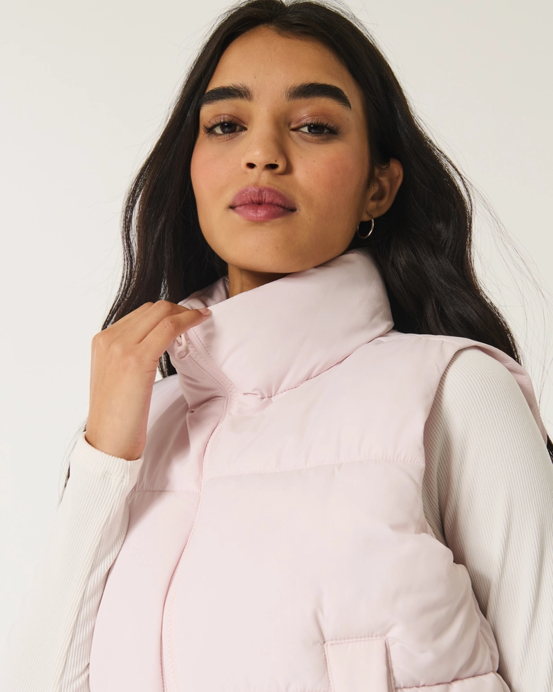Mini Zip-Up Puffer Vest