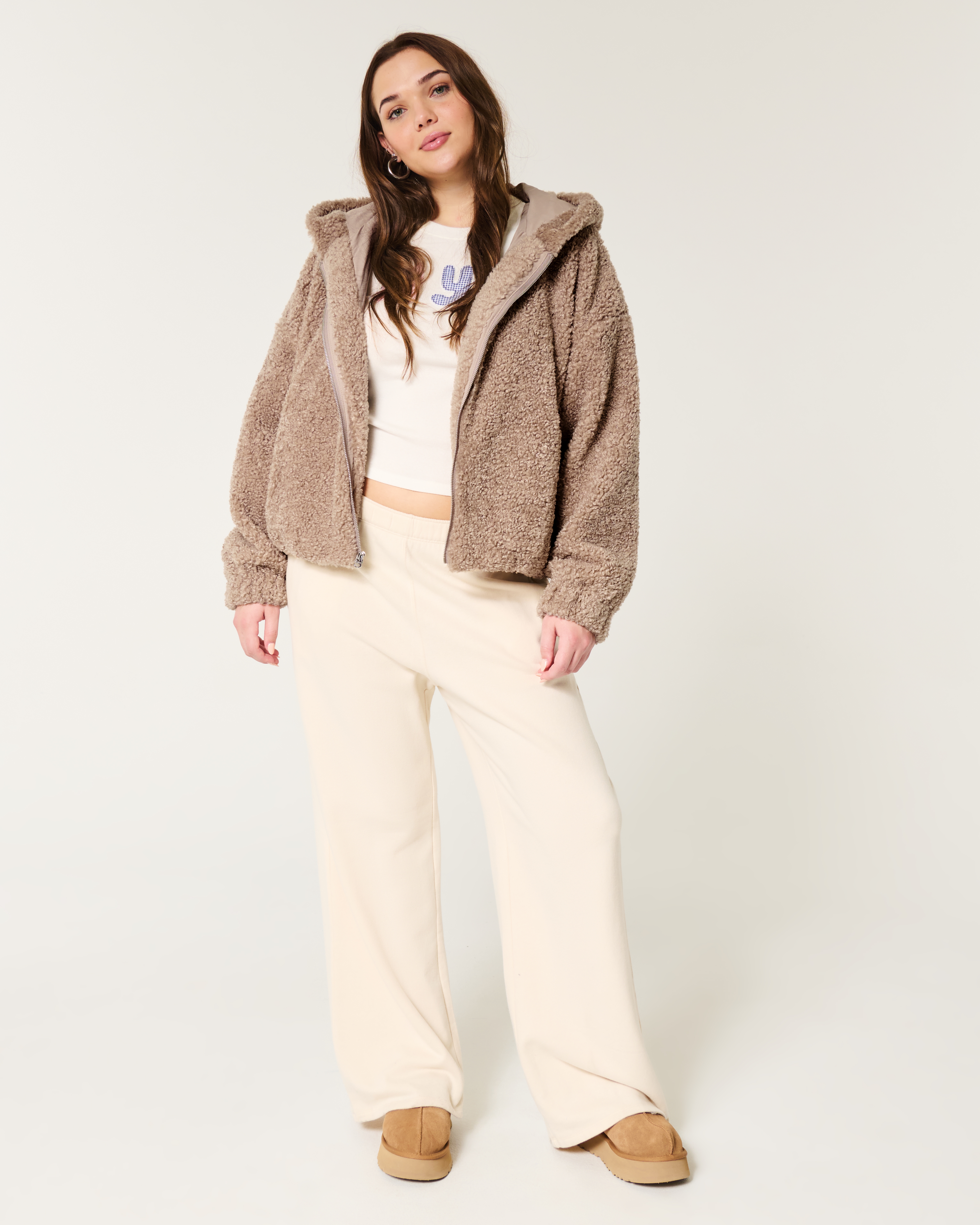 ホリスター Woodson Mountain Faux Fur-Trimmed Sweatshir KIC_344-4400-00077-900_prod1.