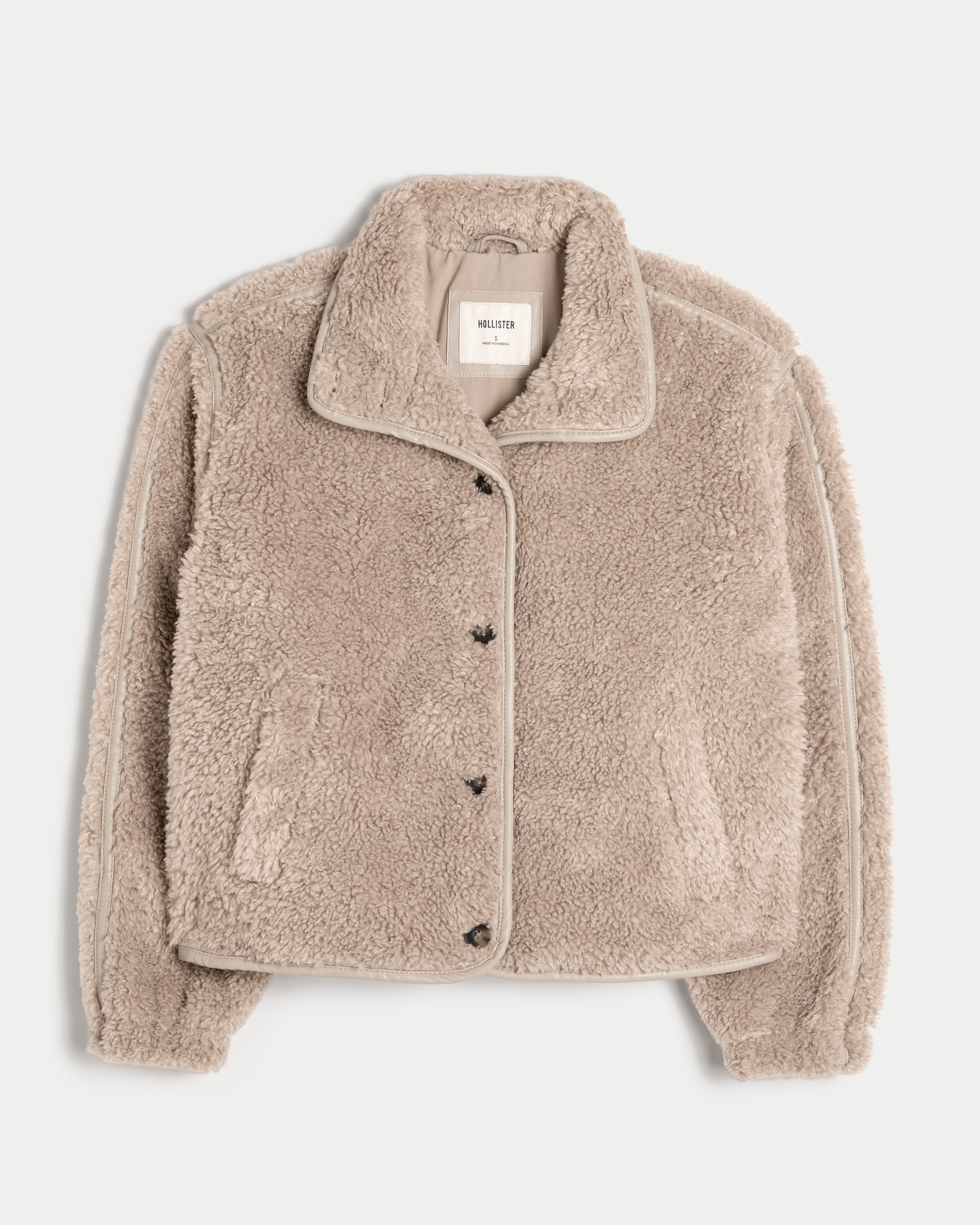 Women s Sherpa Jacket Women s Jackets Coats HollisterCo