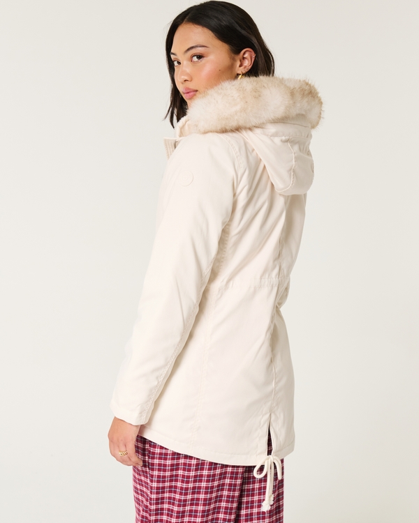 Faux Fur-Lined Parka