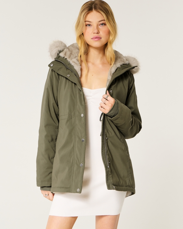 Women s Parkas Hollister Co