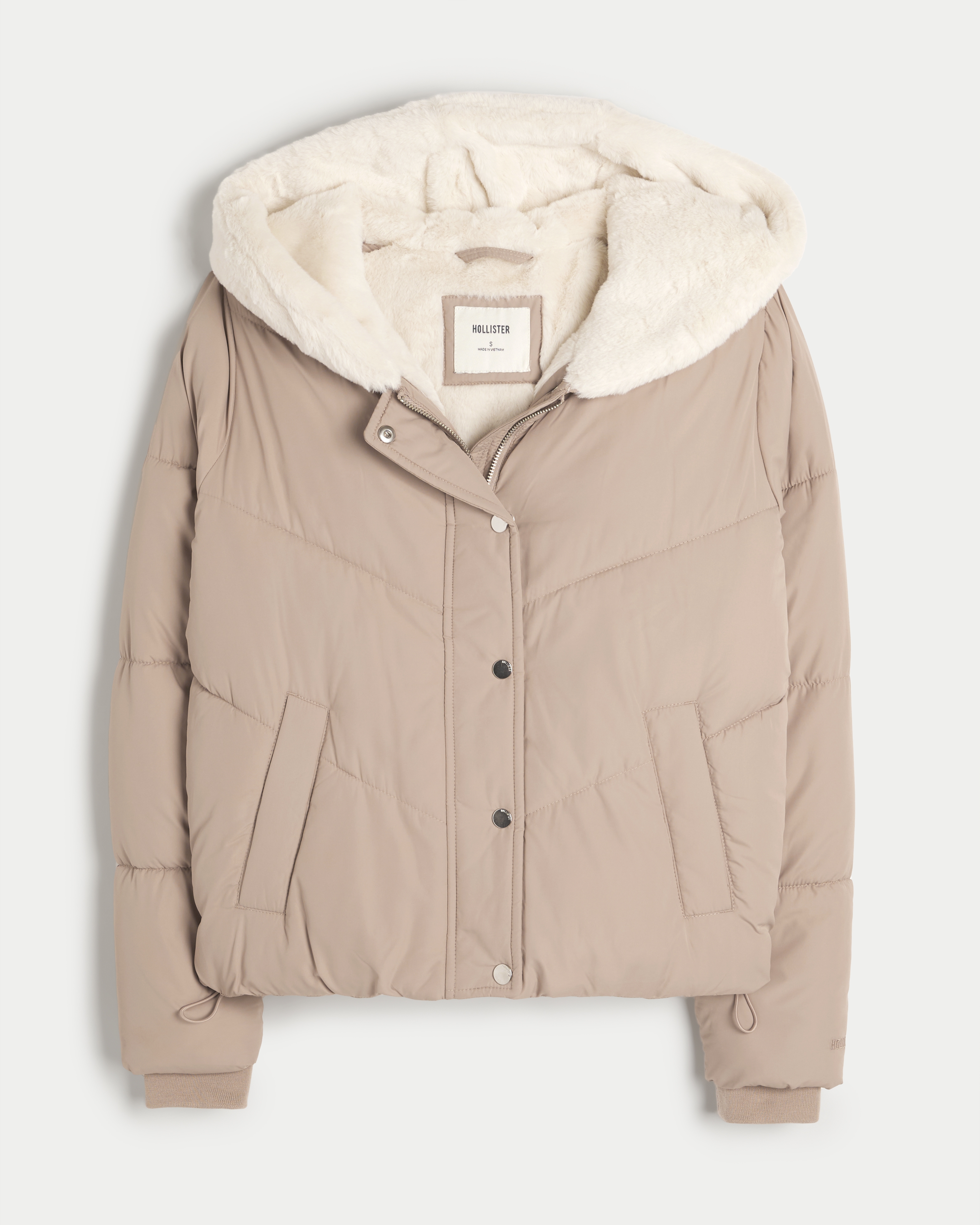 Hollister fur lined jacket best sale