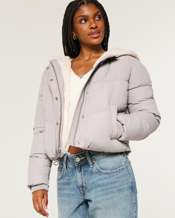 Hollister gray jacket best sale