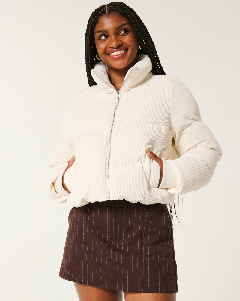 Women's Ultimate Corduroy Mini Puffer Jacket | Women's Sale