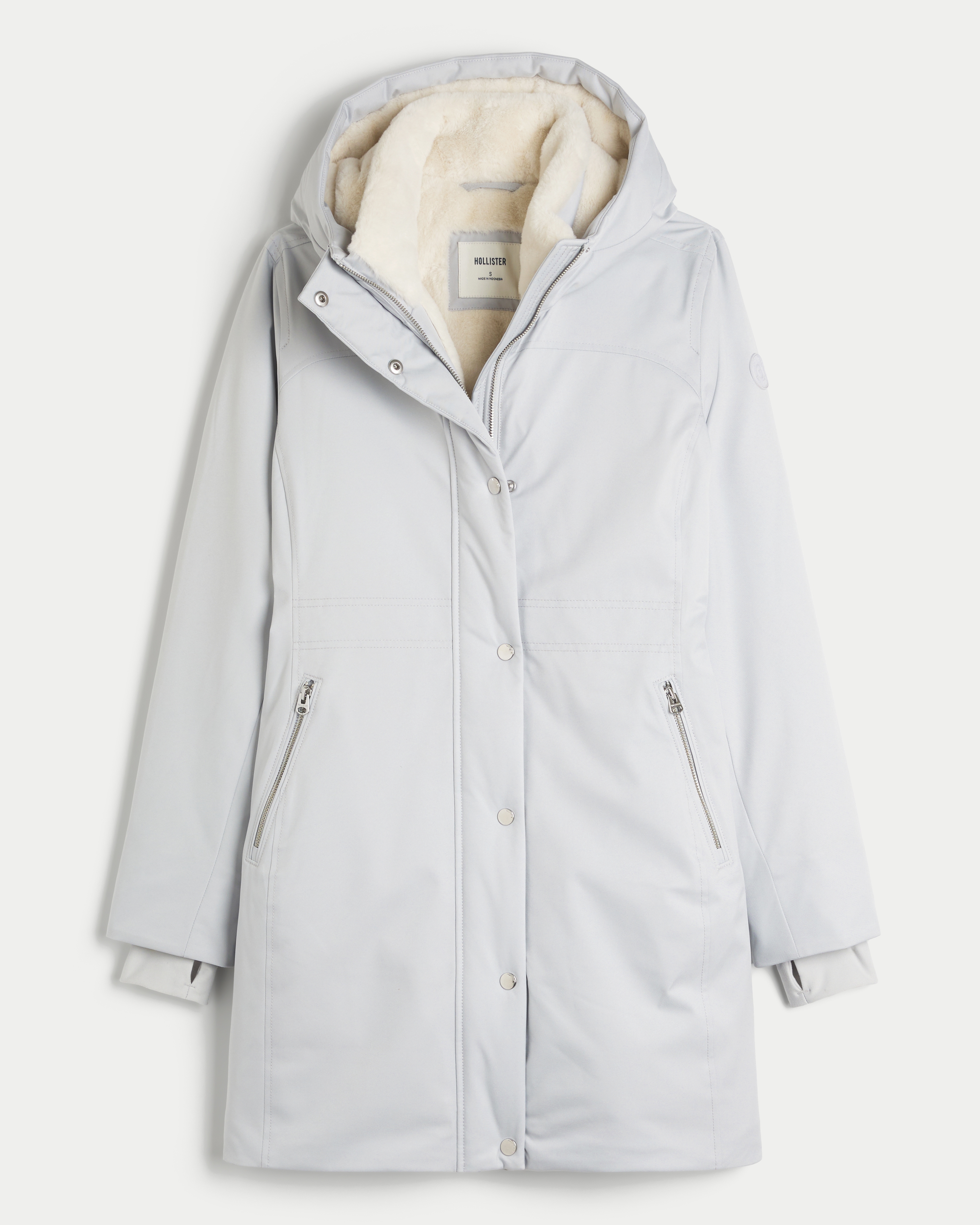 Hollister sherpa lined parka hotsell