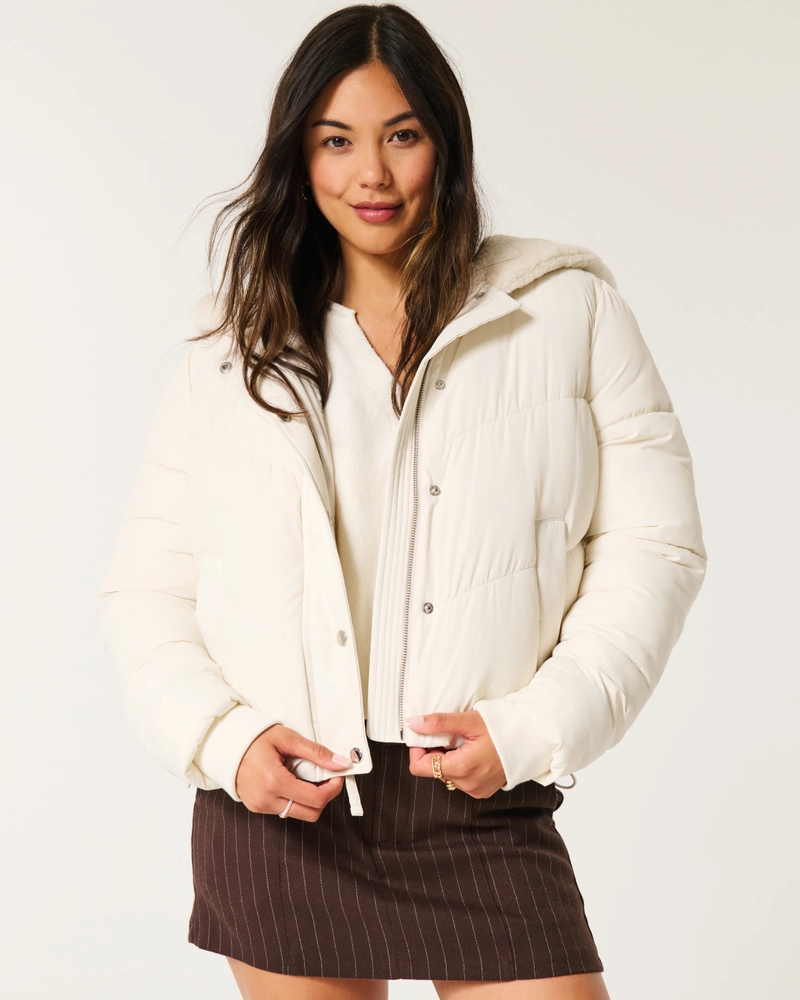 Ultimate Cozy Faux Fur-Lined Puffer Jacket