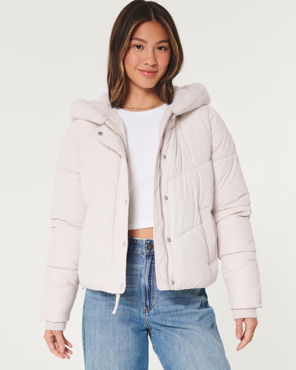 Cozy-Lined Puffer Jacket